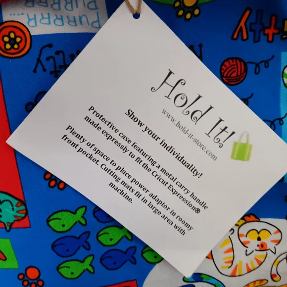 New Cricut Expressions Kitty Cat "Hold It" Carrying Tote Bag Travel Case. - Picture 10 of 12